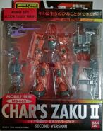 MSiA / MIA "MS-06S Char's Zaku II (Second Version)" (Asian re-issue with MS data card; 2004): package front view