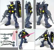 (MSiA / MIA) "RX-78-2 Gundam (Titans Color)" (Second Version)": sample product with assessories.