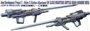 JDP3-MMX50 experimental close combat beam assault rifle