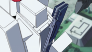 "Armor Schneider" Combat Knife deployed from storage (Its Name: Gundam, HD Remaster)