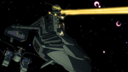 Swamel, a High-Speed Musai-class firing 2-barrel mega particle guns