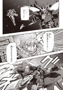 Attacking with Wing Gundam Proto Zero's Beam Saber