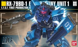 Bandai Spirits Robot Spirits - RX-79BD-1 Blue Destiny Unit 1 Ver. A.N.I.M.E. – Action Figure Gundam Da Collezione 12,4 Cm Con Accessori