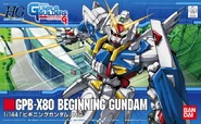 HGGB 1/144 GPB-X80 Beginning Gundam (2010): box art