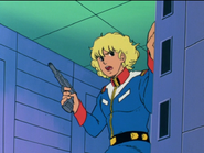 Job shouting to Amuro during Ramba Ral's invasion of the White Base.