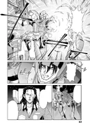 Left arm shot off by Draig's High-Impact Gun