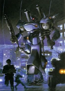Artwork for 1/144 Original model kit (1989) by Yuji Kaida