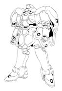 WMS-03 Maganac Abdul Custom - Lineart