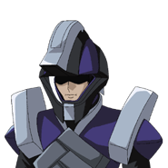 OMNI Enforcer Mobile Armor commander, from G Generation Wars