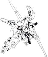 Lightning Gundam Full Burnern rear action view