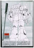 Gouf Vijayanta: rear view and weapon description (MSV-R)