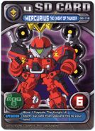 A picture of Mercurius from the SD Gundam Force Collectible Card Game