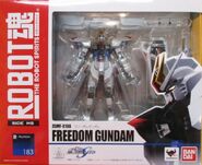 Robot Damashii "ZGMF-X10A Freedom Gundam" (2015): package front view