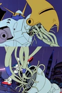 Reattaching its severed arm via DG Cells