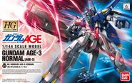 HG 1/144 Gundam AGE-3 Normal (2012): box art