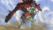 Stabbed by Gundam (The White Gundam)