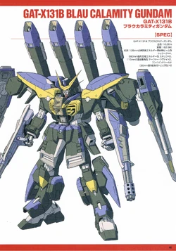 Gat X131b Blau Calamity Gundam The Gundam Wiki Fandom