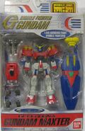 Mobile Suit in Action (MSiA / MIA) "GF13-006NA Gundam Maxter" (Asian release; 2002): package front view.