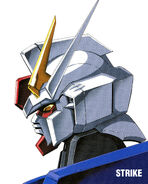 Strike Gundam Head Illust