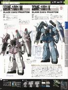 Blaze ZAKU Phantom and Slash ZAKU Phantom File 01 (Official Gundam Fact File, Issue 101, Pg 9)