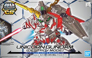 SDCS RX-0 Unicorn Gundam [Destroy Mode] (2019): box art