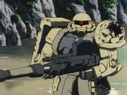 Zaku II JC-type (Dell's Unit) armed with ZIM/M·T-K175C 175mm Recoilless Rifle (The 08th MS Team)