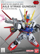 SD Gundam EX-Standard GAT-X105+AQM/E-X01 Aile Strike Gundam (2015): box art