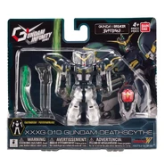 Gundam Infinity XXXG-01D Gundam Deathscythe: Package front view.