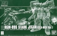 1/144 HGUC RGM-89S Stark Jegan (CCA-MSV Ver.)(P-Bandai exclusive; 2015): box art