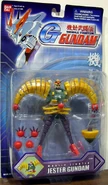 Mobile Suit in Action (MSiA / MIA) "Jester Gundam" (North American release; 2002): package front view.