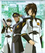 With Yzak and Dearka in ZAFT Uniforms