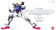 PG 1/60 "GAT-X105 Strike Gundam" (2004): box art