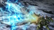 Firing Mega Cannon in Full Burst