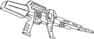 Beam rifle, rear view
