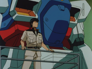 About to board the GP01 (Gundamjack)
