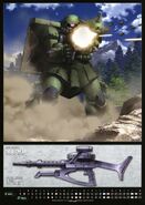 Zaku II calendar