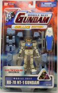 MSiA / MIA "RX-78NT-1 Gundam Alex" action figure (North American release; 2001): package front view.