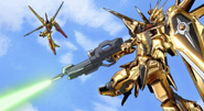 Firing Type 72D5 "Hyakurai" Beam Rifle (Legacy of Gold, HD Remaster)