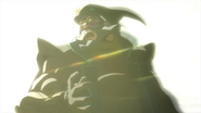 Cursing Zeheart before being vaporized.