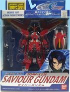 Mobile Suit in Action (MSiA / MIA) "ZGMF-X23S Saviour Gundam" (2004): package front view.