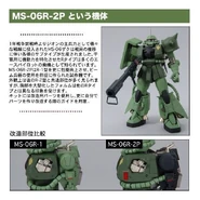 R-1 R-2P.jpg (104 KB) Custom model kit converted from MG MS-06R-2 Zaku II High Mobility Type