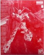 MG 1/100 - RX-0 Full Armor Unicorn Gundam (Red Psycoframe Ver.) - Box art