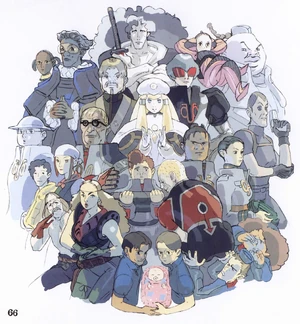Characters of Moonrace.