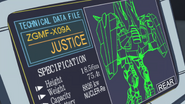 Justice Gundam Technical Data 02 (SEED HD Ep46)