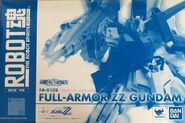 Robot Damashii FA-010S Full Armor ZZ Gundam (Tamashii Web exclusive; 2014): package front view.