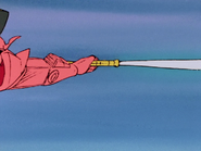 Close-up of Char's Gelgoog's Twin Beam Sword (MSG)