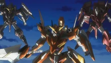 Team Trinity's Gundam Thrones