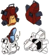 Details of the backpack of Yoon Sefan's Raysta