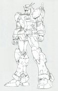 Re-illustration by Kyoshi Takigawa: front view