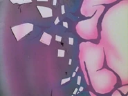 Damaged by explosions from the satellite missiles